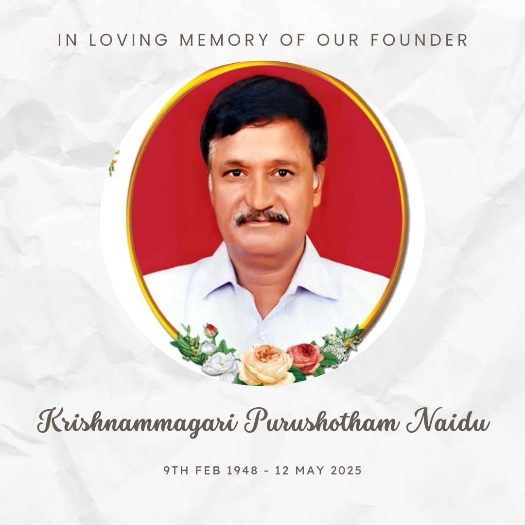 In loving memory of Shree Krishnammagari Purushotham Naidu